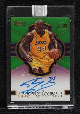 2017-18 Panini Select - Signatures - Neon Green Prizm 2019 Black Box #SIG-SO - Shaquille O'Neal /1 [Uncirculated]