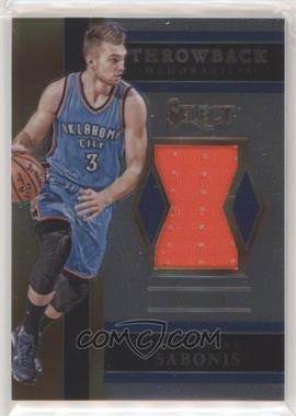 2017-18 Panini Select - Throwback Memorabilia #TM-DSB - Domantas Sabonis