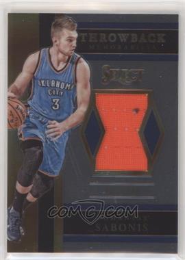 2017-18 Panini Select - Throwback Memorabilia #TM-DSB - Domantas Sabonis