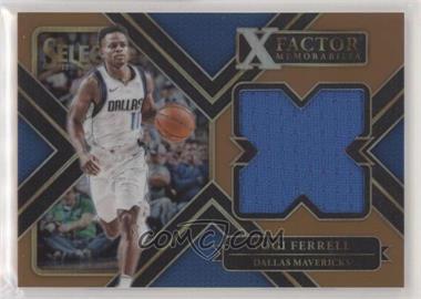 2017-18 Panini Select - X-Factor Memorabilia - Copper Prizm #XF-YFR - Yogi Ferrell /49