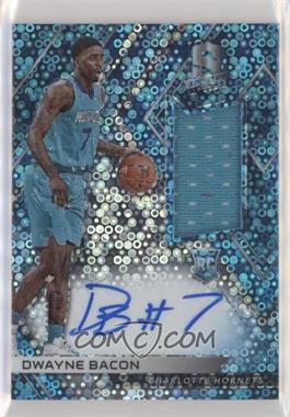 2017-18 Panini Spectra - [Base] - Neon Blue Prizm #111 - Rookie Jersey Autographs - Dwayne Bacon /99 [EX to NM]