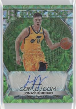 2017-18 Panini Spectra - Global Icons Autographs - Neon Green Prizm #GI-JJB - Jonas Jerebko /25