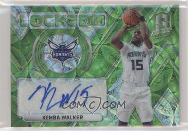 2017-18 Panini Spectra - Locked In Autographs - Neon Green Prizm #LI-KWK - Kemba Walker /25