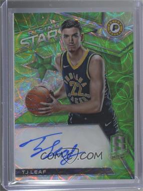 2017-18 Panini Spectra - Rising Stars Signatures - Neon Green Prizm #RS-TJL - TJ Leaf /35