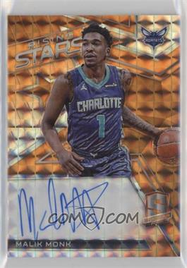 2017-18 Panini Spectra - Rising Stars Signatures - Neon Orange Prizm #RS-MMK - Malik Monk /5