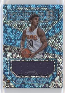 2017-18 Panini Spectra - Spectacular Swatches - Neon Blue Prizm #SS-29 - Marquese Chriss /49