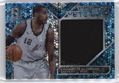 2017-18 Panini Spectra - Vested Veterans - Neon Blue Prizm #VV-23 - LaMarcus Aldridge /49