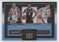 Tony Parker, Kawhi Leonard, Pau Gasol #/199