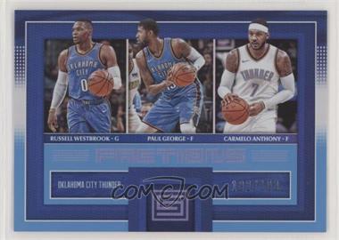 2017 18 Panini Status Factions Blue 17 Russell Westbrook
