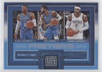 Russell Westbrook, Paul George, Carmelo Anthony #/199