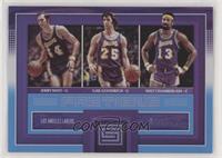 Jerry West, Gail Goodrich, Wilt Chamberlain #/199