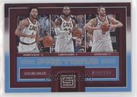 Derrick Rose, LeBron James, Kevin Love #/199