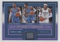 Russell Westbrook, Paul George, Carmelo Anthony #/149