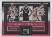 Tony Parker, Kawhi Leonard, Pau Gasol #/299