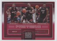 Dwyane Wade, Alonzo Mourning, Shaquille O'Neal [EX to NM] #/299