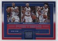 Chauncey Billups, Richard Hamilton, Ben Wallace #/299