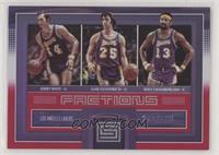 Jerry West, Gail Goodrich, Wilt Chamberlain #/299