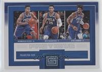 Markelle Fultz, Ben Simmons, Joel Embiid