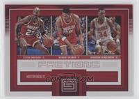 Clyde Drexler, Robert Horry, Hakeem Olajuwon