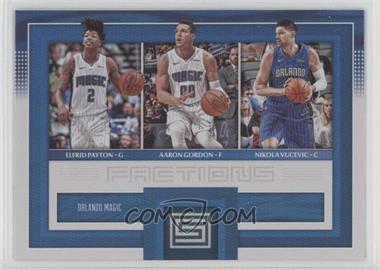 2017-18 Panini Status - Factions #9 - Elfrid Payton, Aaron Gordon, Nikola Vucevic