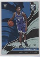 Rookies - De'Aaron Fox [EX to NM] #/99