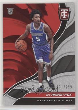 2017-18 Panini Totally Certified - [Base] #105 - Rookies - De'Aaron Fox /299