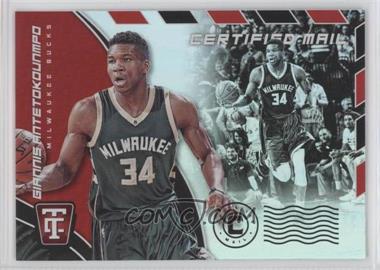 2017-18 Panini Totally Certified - Certified Mail #2 - Giannis Antetokounmpo