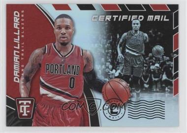 2017-18 Panini Totally Certified - Certified Mail #6 - Damian Lillard