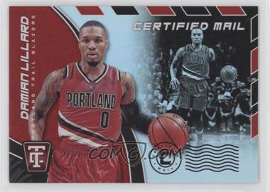 2017-18 Panini Totally Certified - Certified Mail #6 - Damian Lillard