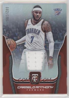 2017-18 Panini Totally Certified - Materials #M-CAN - Carmelo Anthony /199