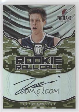 2017-18 Panini Totally Certified - Rookie Roll Call - Camo #RRC-ZCO - Zach Collins /25