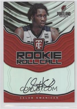 2017-18 Panini Totally Certified - Rookie Roll Call - Red #RRC-CS - Caleb Swanigan