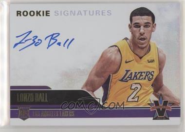 2017-18 Panini Vanguard - [Base] #109 - Rookie Signatures - Lonzo Ball /99