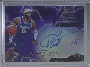 2017-18 Panini Vanguard - High Voltage Signatures - Purple #HV-VCT - Vince Carter /25