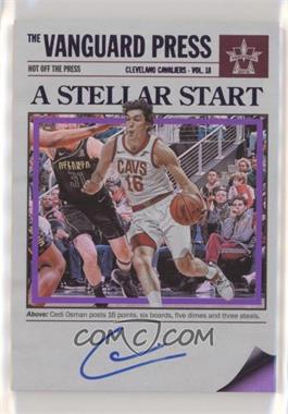 2017-18 Panini Vanguard - Hot off the Press Autographs - Purple #HP-COS - Cedi Osman /49