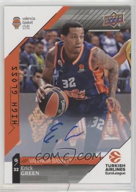 2017-18 Upper Deck Euroleague - [Base] - Autographs #2 - Erick Green