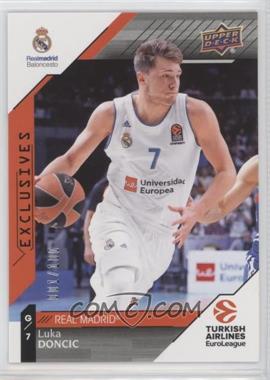 2017-18 Upper Deck Euroleague - [Base] - Exclusives #1 - Luka Doncic /100