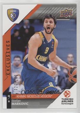 2017-18 Upper Deck Euroleague - [Base] - Exclusives #49 - Stefan Markovic /100