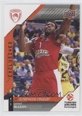 2017-18 Upper Deck Euroleague - [Base] - Exclusives #81 - Jamel McLean /100