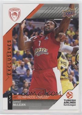 2017-18 Upper Deck Euroleague - [Base] - Exclusives #81 - Jamel McLean /100