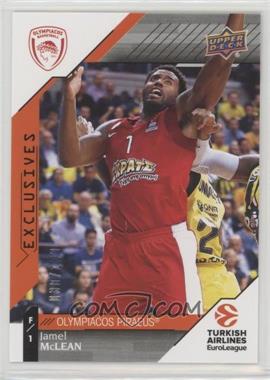 2017-18 Upper Deck Euroleague - [Base] - Exclusives #81 - Jamel McLean /100