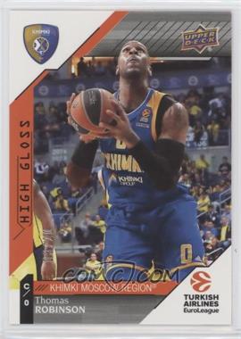 2017-18 Upper Deck Euroleague - [Base] - High Gloss #10 - Thomas Robinson /20