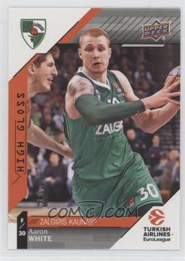 2017-18 Upper Deck Euroleague - [Base] - High Gloss #36 - Aaron White /20