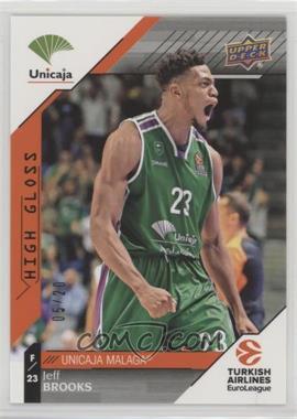 2017-18 Upper Deck Euroleague - [Base] - High Gloss #86 - Jeff Brooks /20