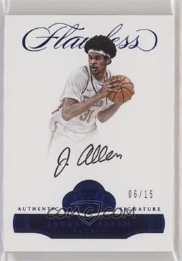 2017 Panini Flawless Collegiate - BK Rookie Autographs - Sapphire #BRA-JA - Jarrett Allen /15 [EX to NM]