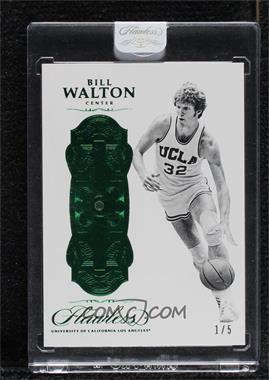 2017 Panini Flawless Collegiate - [Base] - Emerald #G-BW - Bill Walton /5 [Uncirculated]