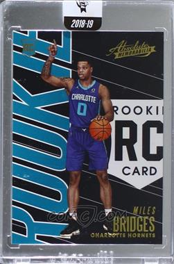 2018-19 Panini Absolute Memorabilia - [Base] #67 - Rookies - Miles Bridges [Uncirculated]