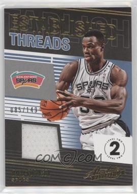 2018-19 Panini Absolute Memorabilia - Established Threads - Level 2 #ET-DRB - David Robinson /149