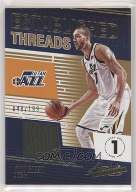 2018-19 Panini Absolute Memorabilia - Established Threads #ET-RGB - Rudy Gobert /199