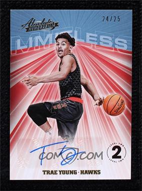 2018-19 Panini Absolute Memorabilia - Limitless Signatures - Level 2 #LS-TYG - Trae Young /25